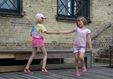 Feriebarn Lillian Ritter Til Venstre Er Feriebarn Hos Celias Familie I Himmelev Juli 2016